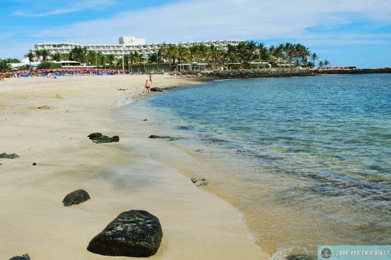 Playa de Las Cucharas hacer en lanzarote en 5 dias